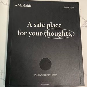 reMarkable 2 Tablet BUNDLE — Includes Marker Plus & Premium Leather Folio — NEW